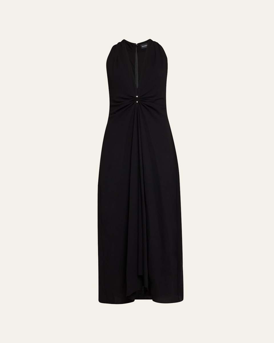 The Banks Deep-V Maxi Dress